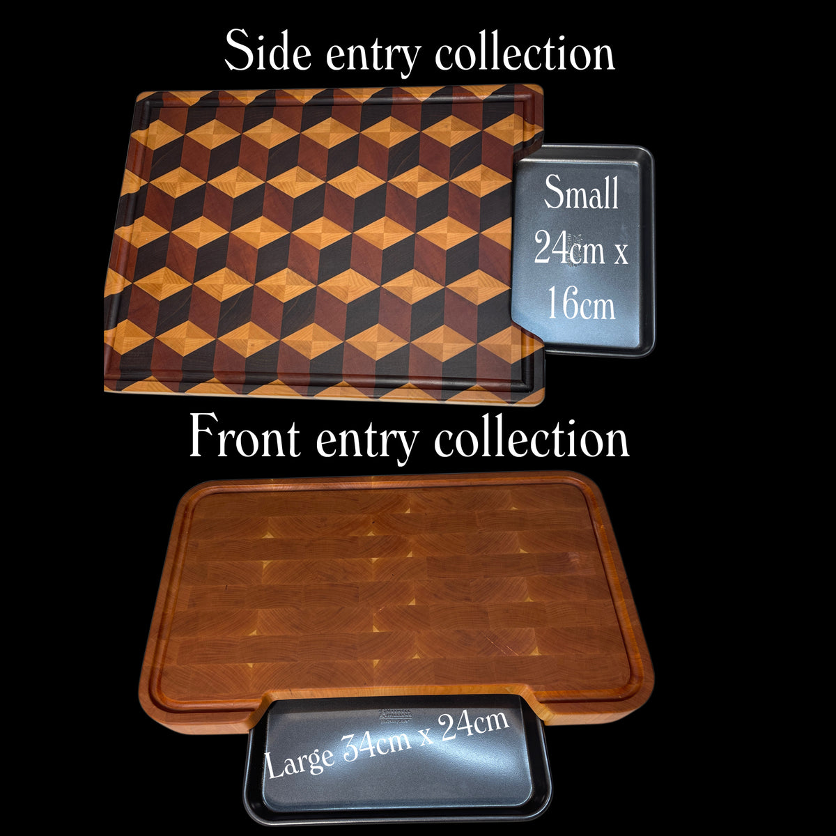 End-Grain Chopping Board- Full Cherry Premium Handmade Butcher Block