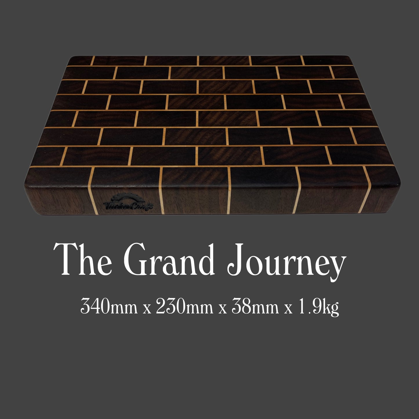 The Journey’s Board Premium End-Grain Chopping Board.
