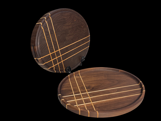 Oval collection Walnut & Maple