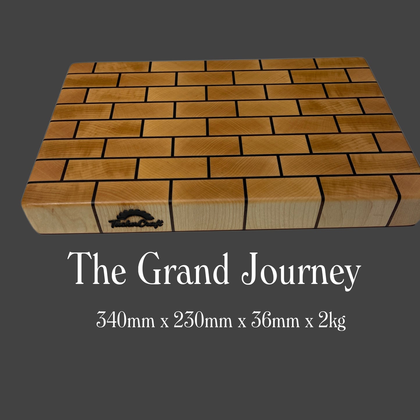 The Journey’s Board Premium End-Grain Chopping Board.
