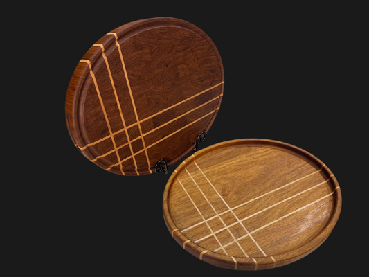 Oval collection Rosewood & Maple