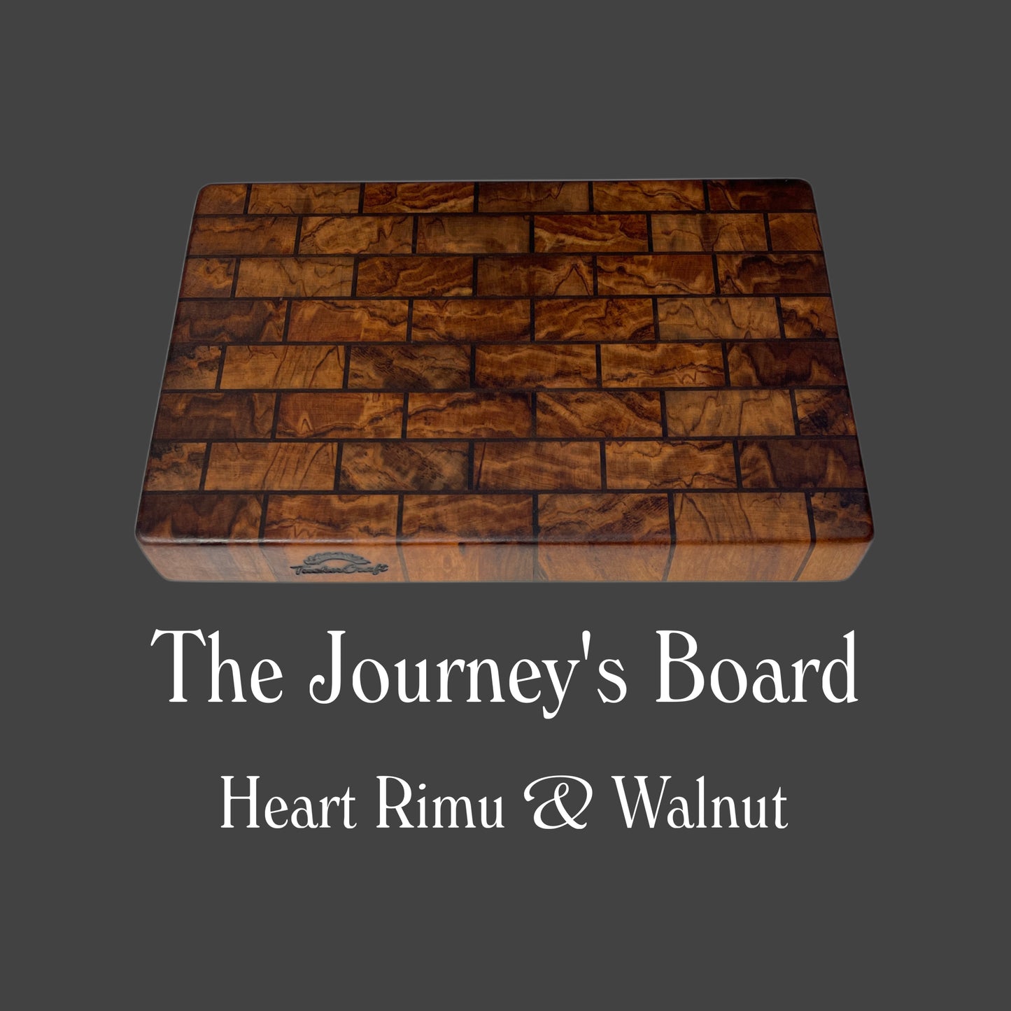 The Journey’s Board Premium End-Grain Chopping Board.