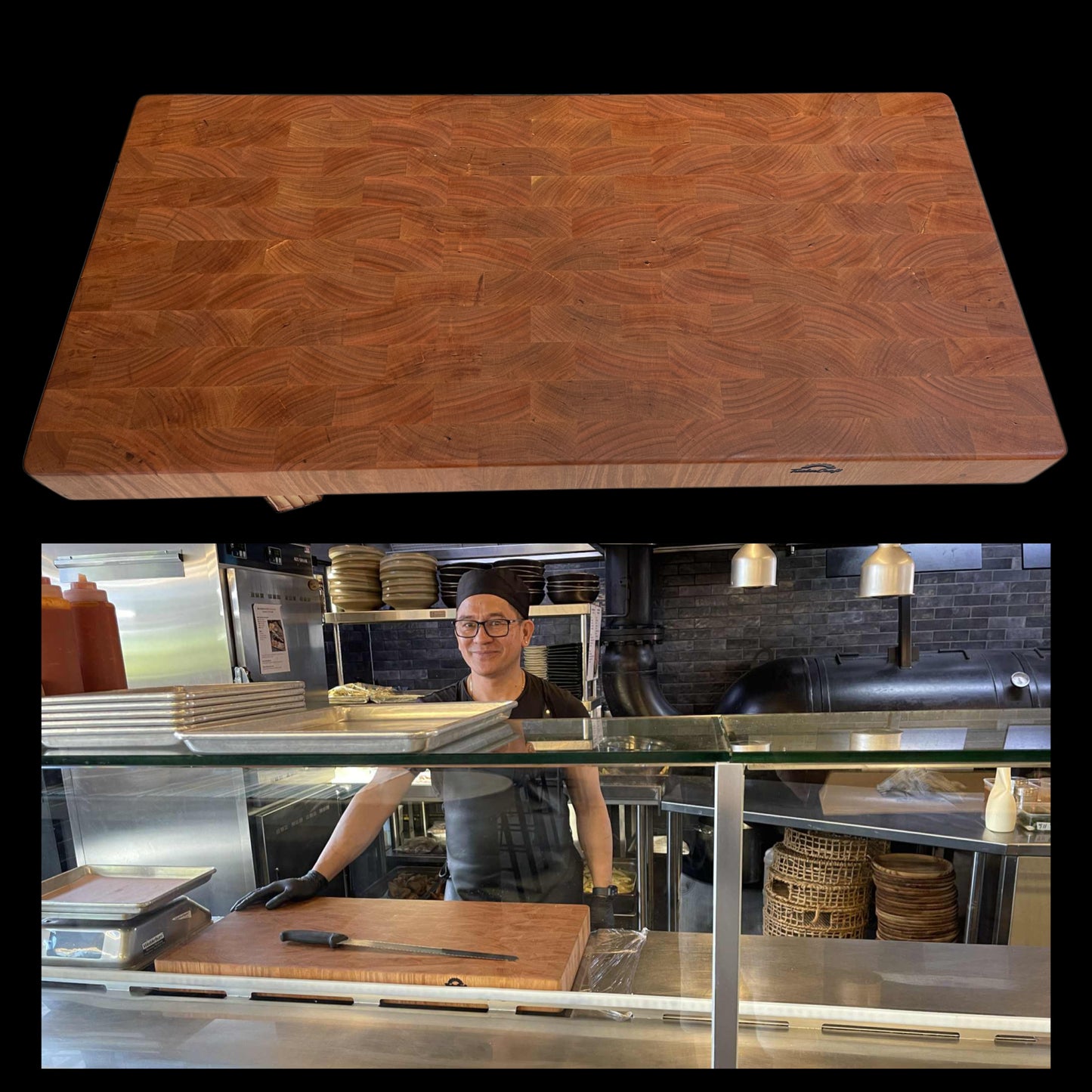 End-Grain Chopping Board - The 'Commercial'