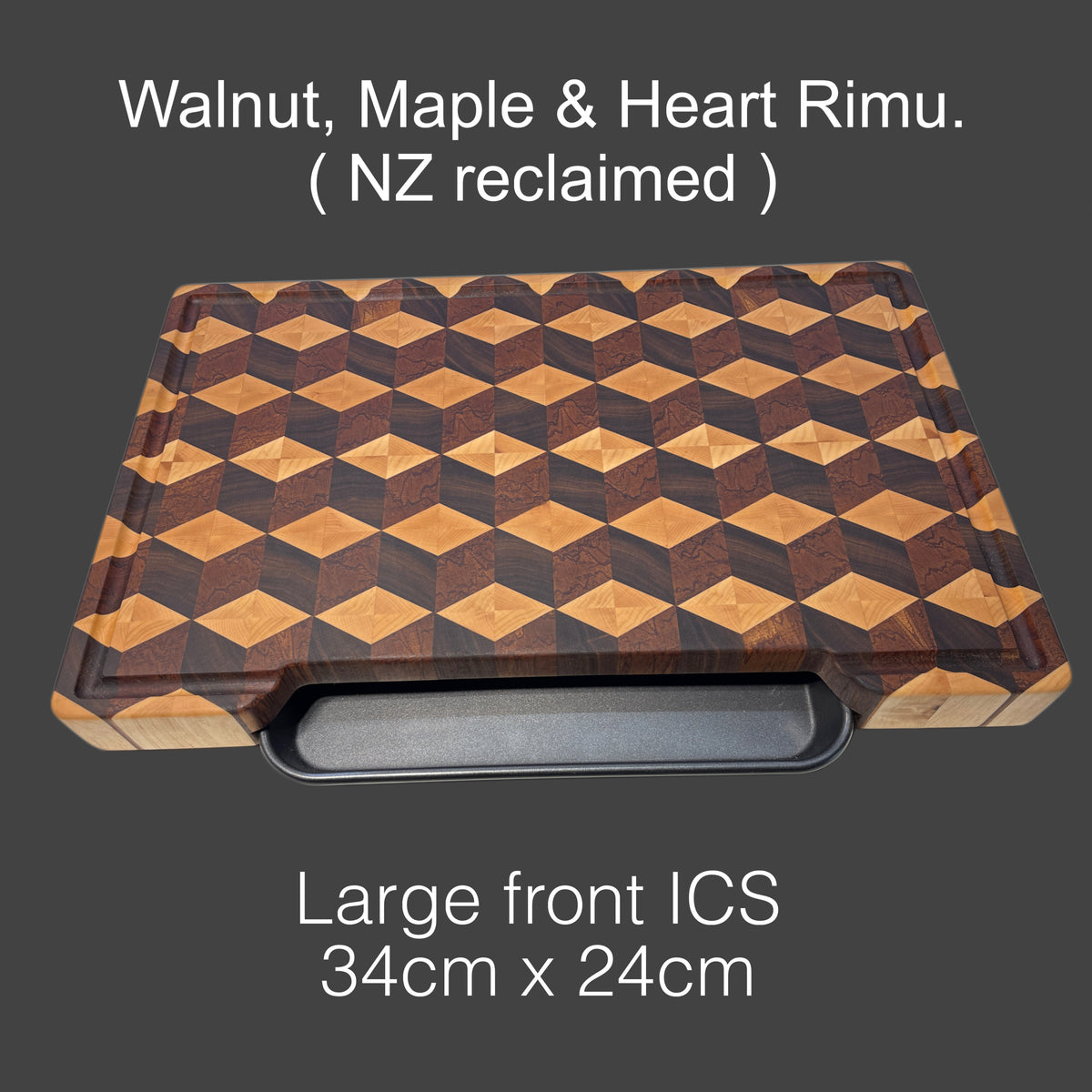 End-Grain Chopping Board - The 'Butchers Block' - 3D, Brick or Checkered Design