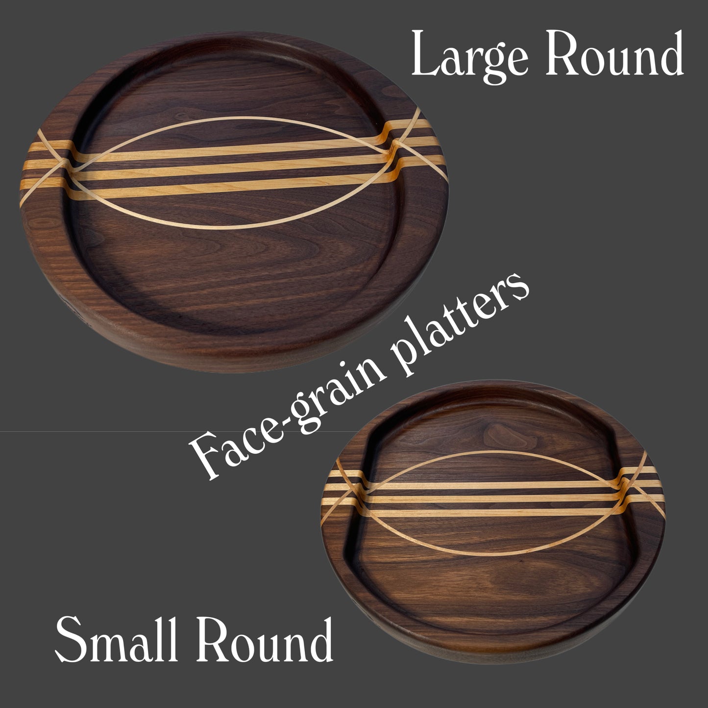Face-Grain Charcuterie Board - Round