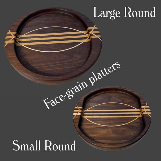 Face-Grain Charcuterie Board - Round
