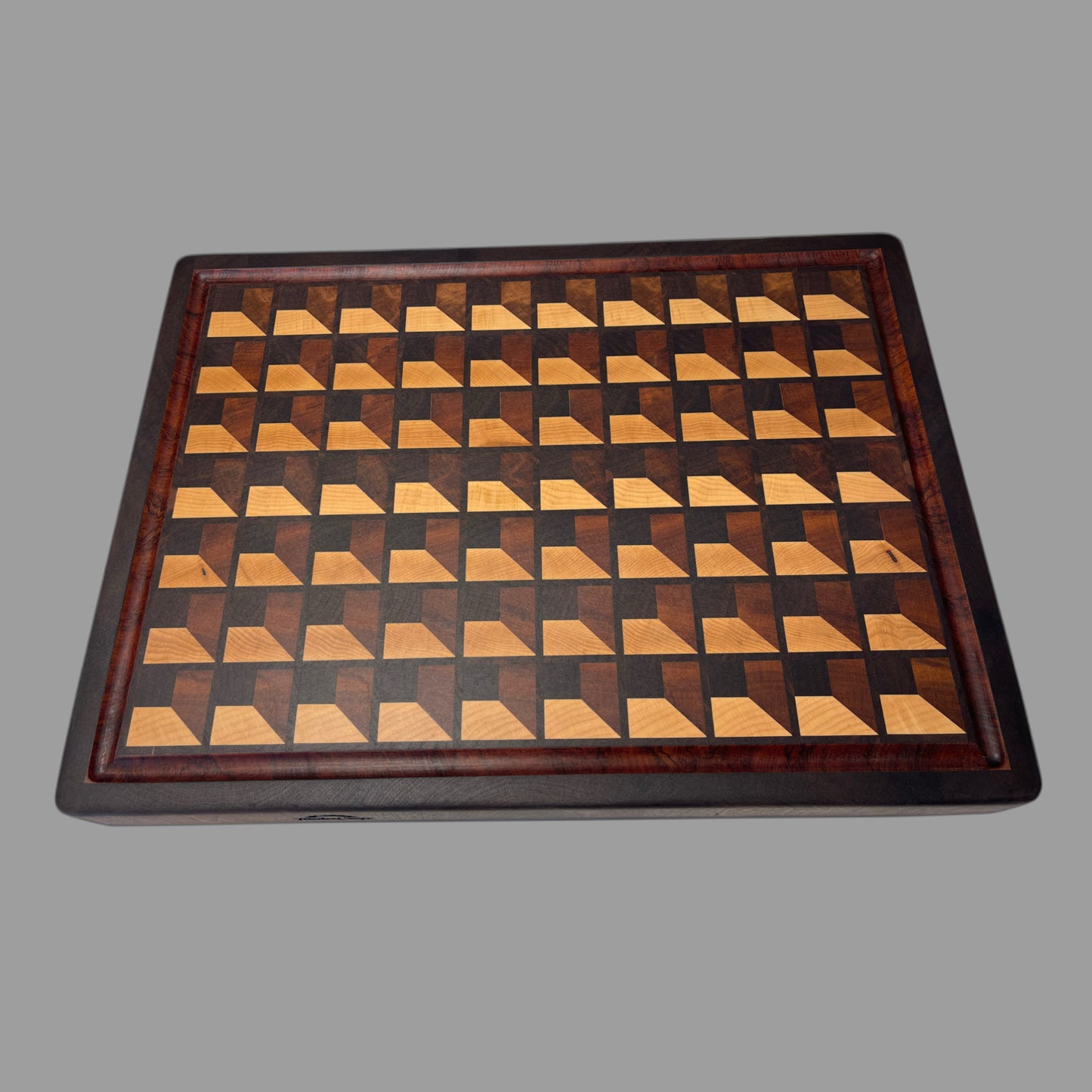 End-Grain Chopping board - The Chocolate Waffle