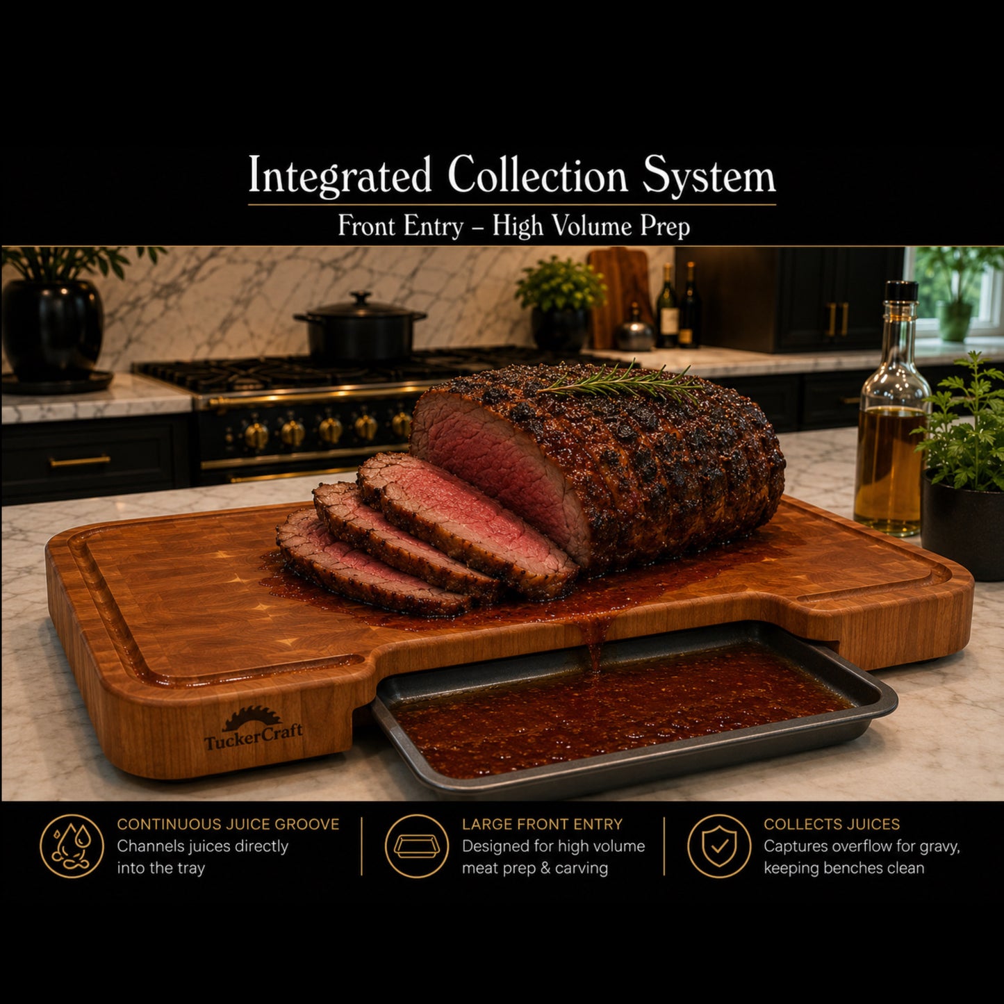 End-Grain Chopping Board- Full Cherry Premium Handmade Butcher Block