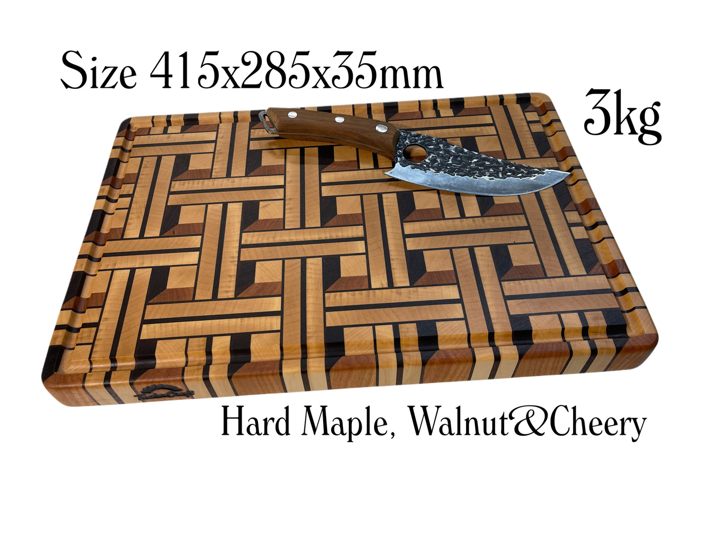 luxury designer Wooden cutting board for Entertaining at home or traveling. Crafted for moments that matter.