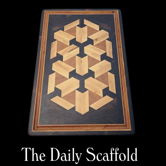 End-Grain Chopping & Serving Board - Daily Scaffold