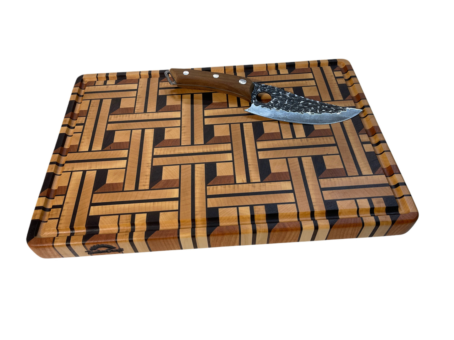 luxury designer Wooden cutting board for Entertaining at home or traveling. Crafted for moments that matter.
