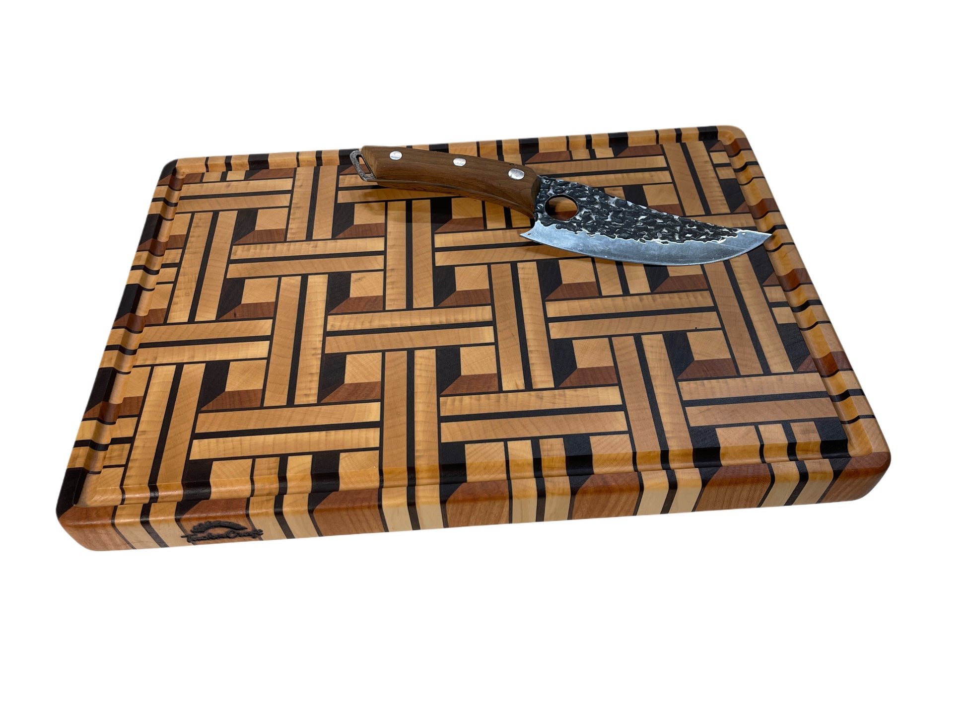 luxury designer Wooden cutting board for Entertaining at home or traveling. Crafted for moments that matter.