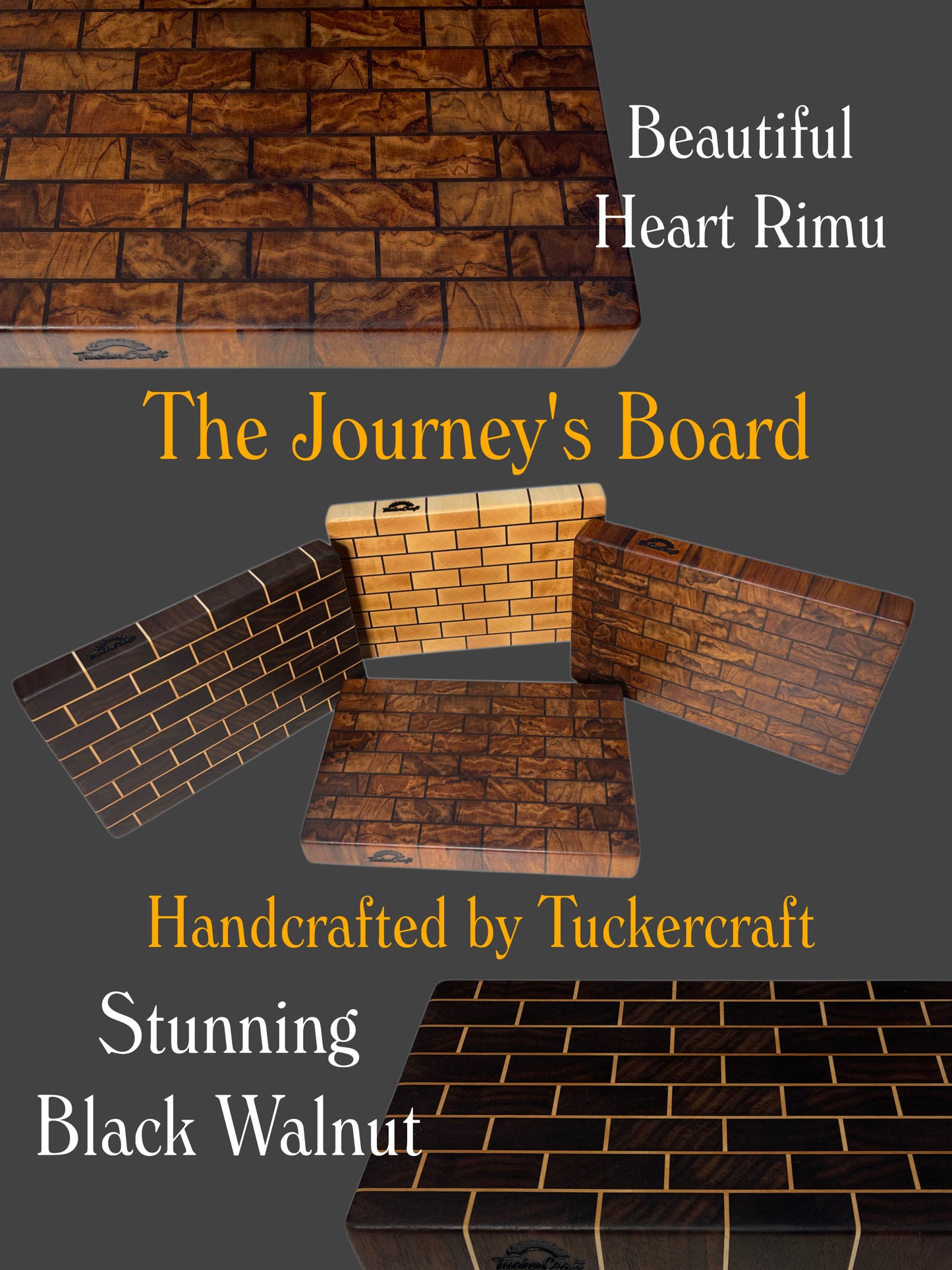 The Journey’s Board Premium End-Grain Chopping Board.