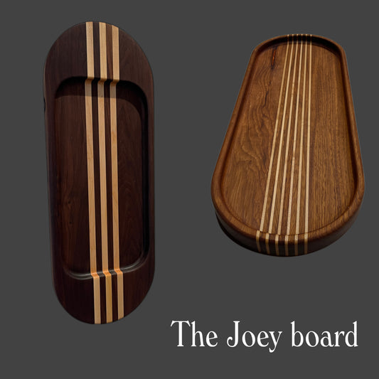 Face-Grain 3/4 Serving Board - 3 Stripe or 6 String
