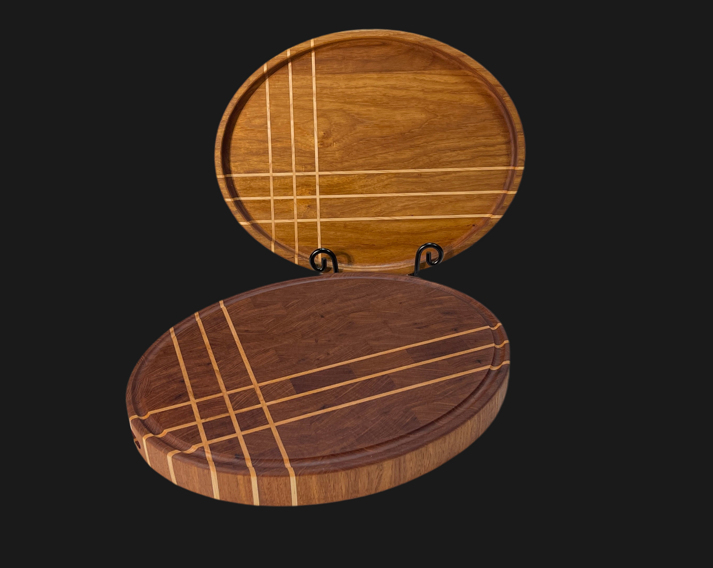 Oval collection Rosewood & Maple