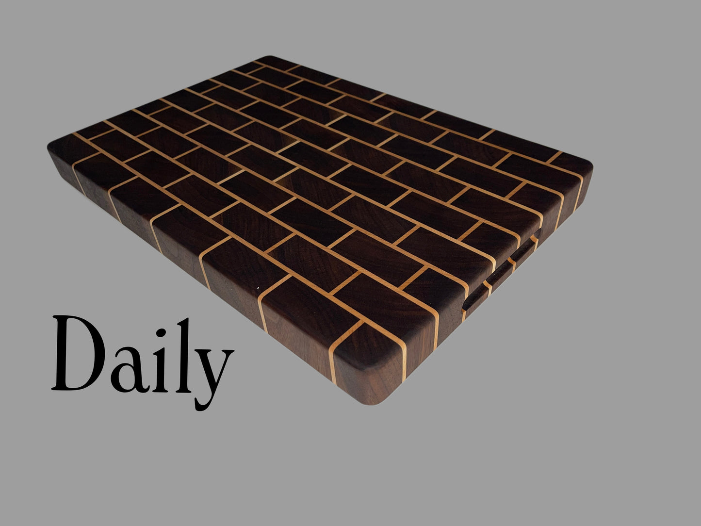 The daily Brick pattern designer chopping board, designed for everyday use. uplift kitchen design and make perfect Gift ideas for weddings, housewarmings,corporate and special gifts.