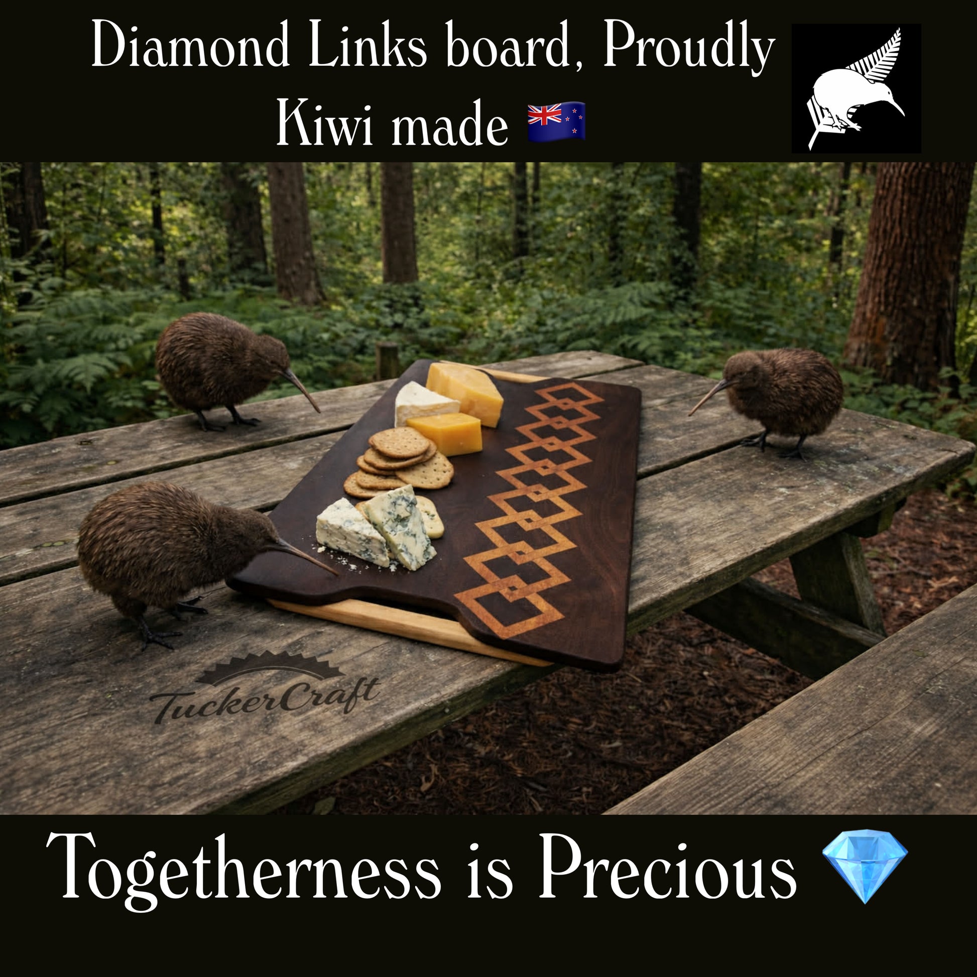 luxury designer Wooden cutting board for Entertaining at home or traveling. Crafted for moments that matter.