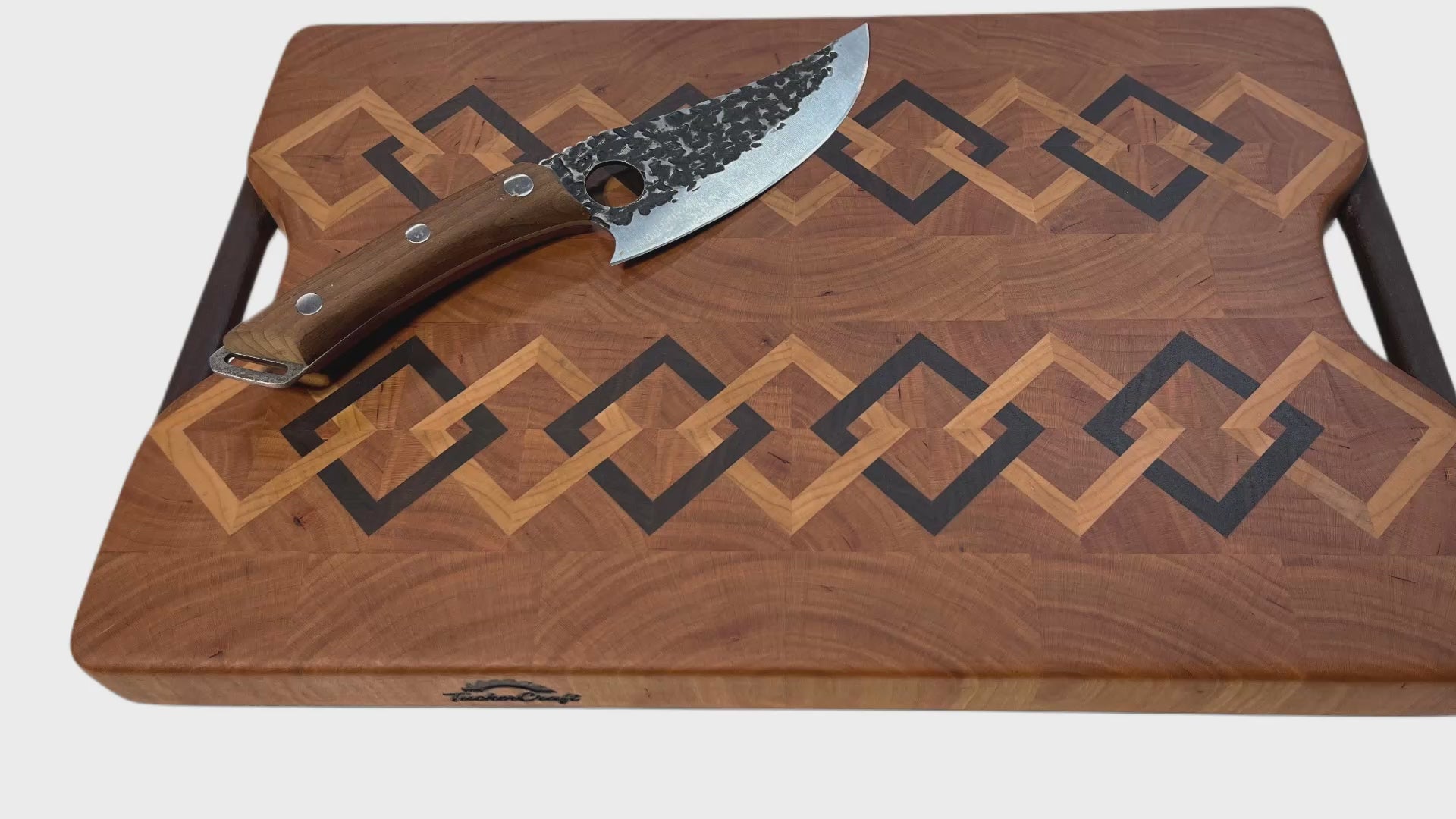 luxury designer Wooden cutting board for Entertaining at home or traveling. Crafted for moments that matter.